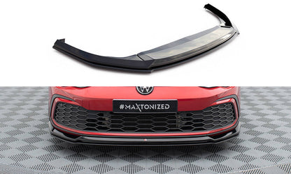 Front splitter v.6 volkswagen golf gti / gte / gtd / r-line mk8