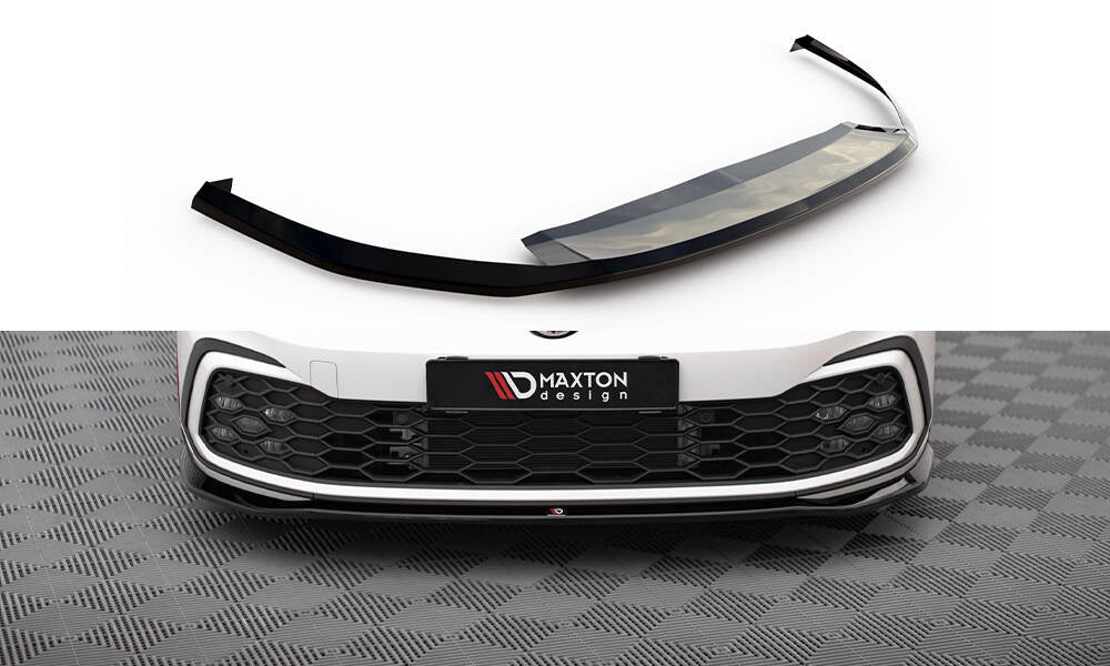 Front splitter v.7 volkswagen golf gti / gte / gtd / r-line mk8