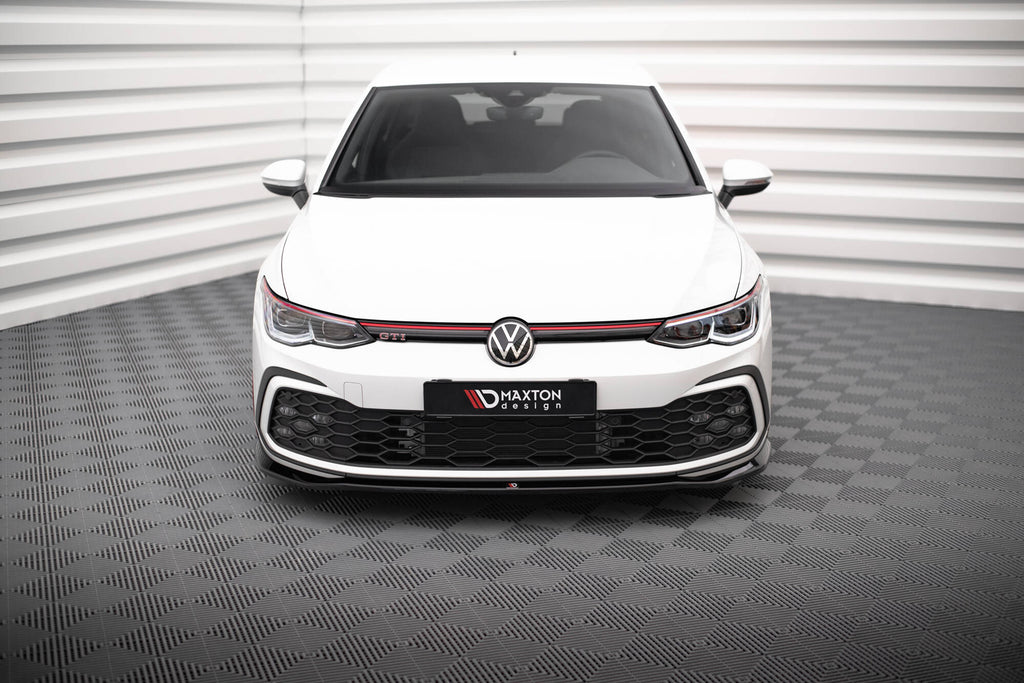Front splitter v.7 volkswagen golf gti / gte / gtd / r-line mk8