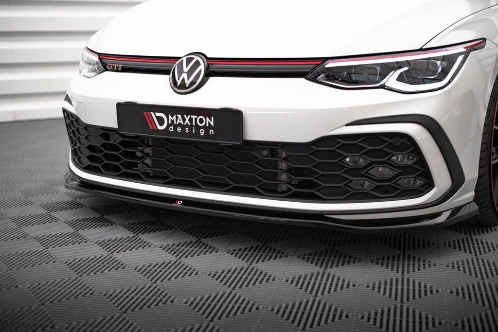 Front splitter v.7 volkswagen golf gti / gte / gtd / r-line mk8
