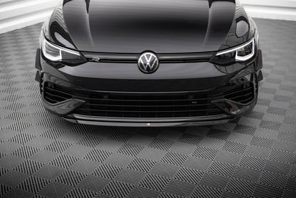Front splitter v.7 volkswagen golf r mk8