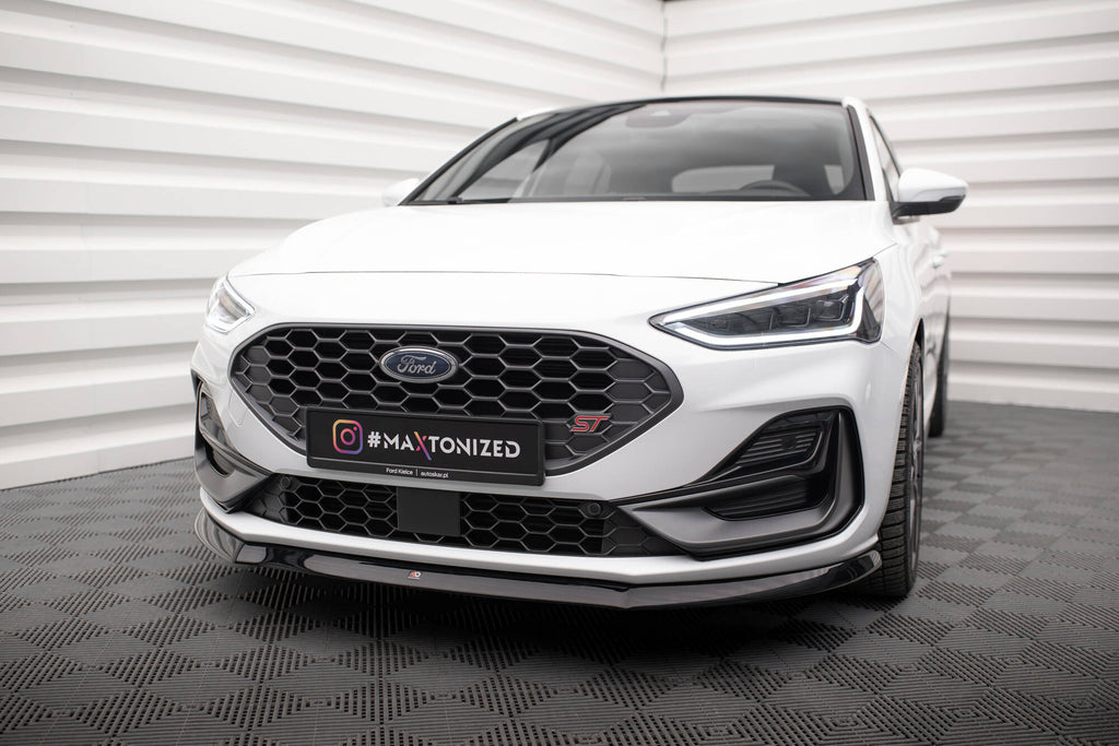 Front splitter v.8 ford focus st / st-line mk4 facelift