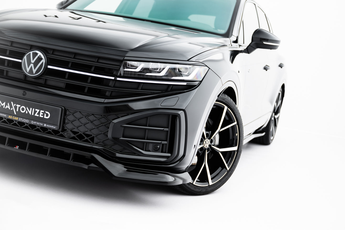 Front splitter volkswagen touareg r-line mk3 facelift