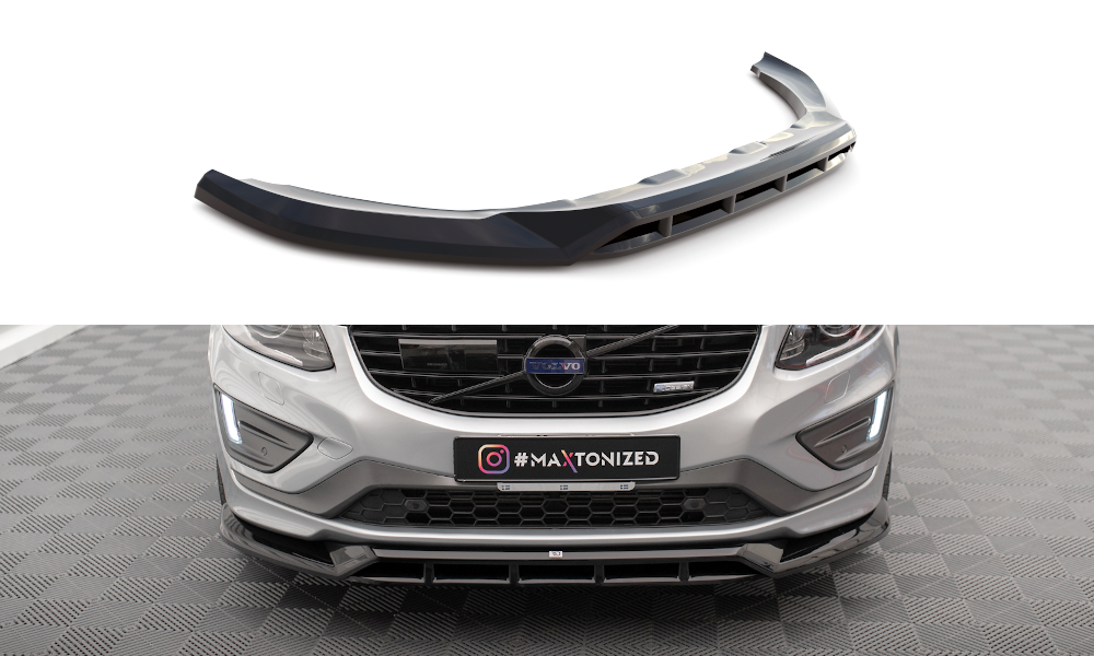 Etuosa jakautuu Volvo XC60 R-Design MK1-kasvojenkorotukseen