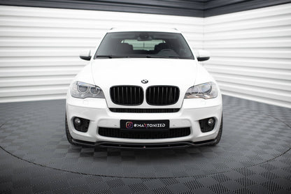 Front splitter for bmw x50 e70 facelift m-pack