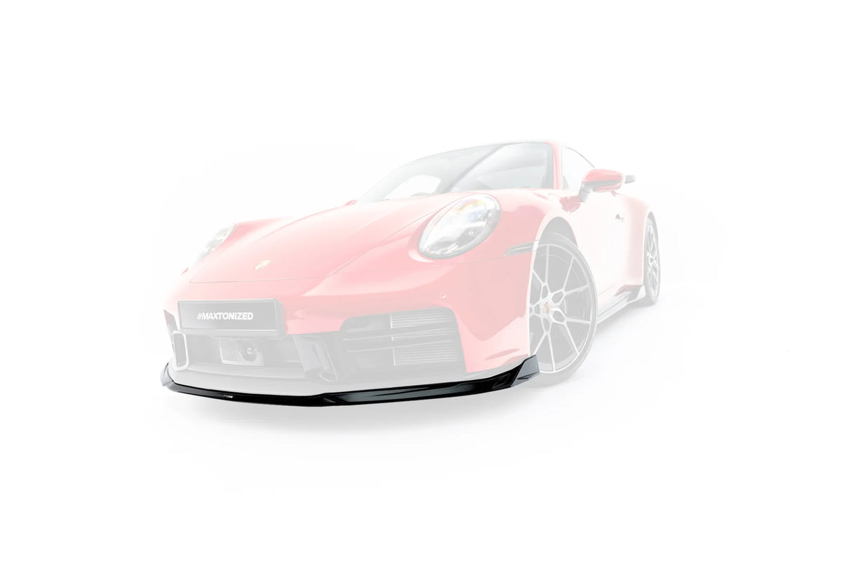 Front splitter suitable for porsche 911 carrera aero / carrera gts 992 facelift