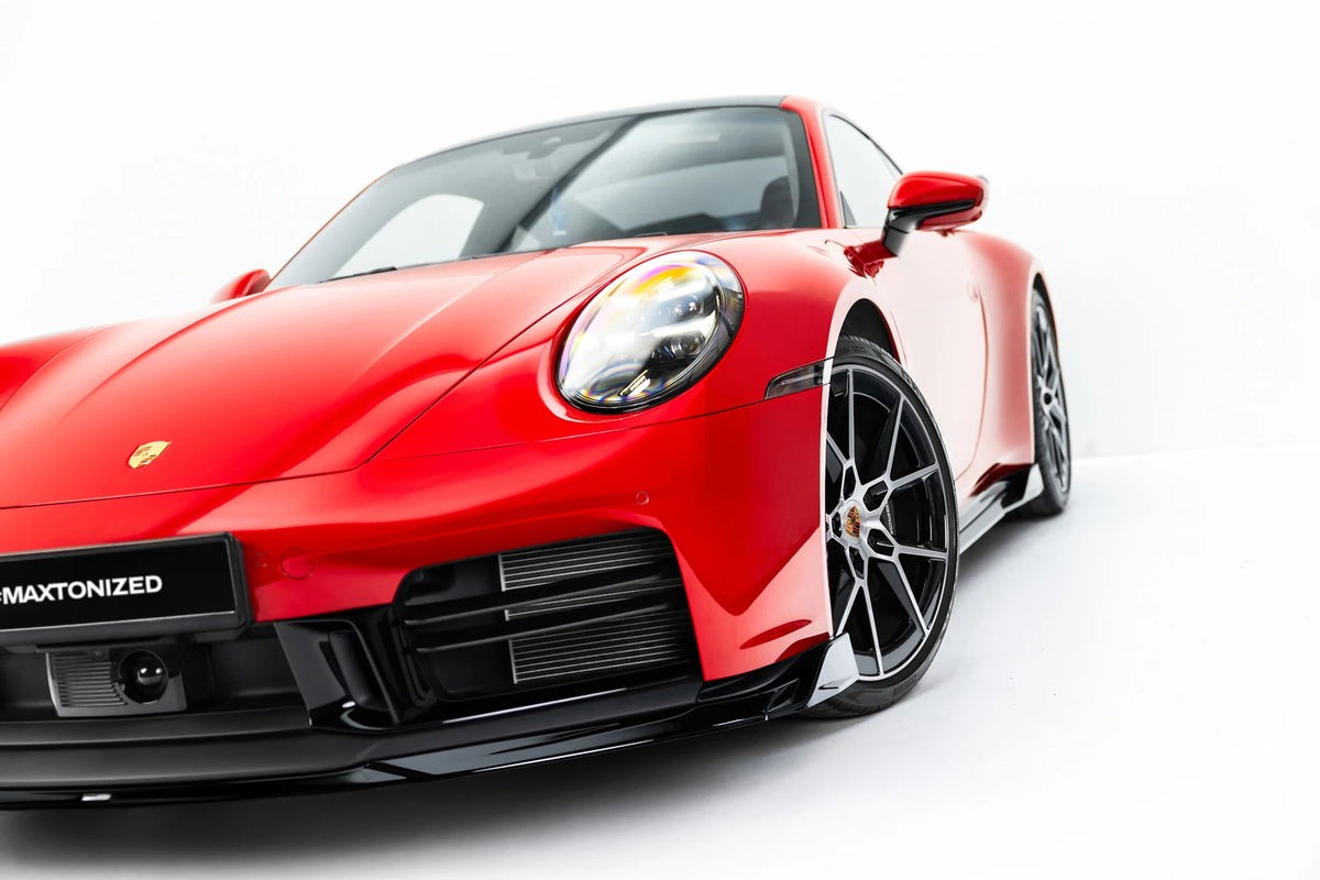 Front splitter suitable for porsche 911 carrera aero / carrera gts 992 facelift