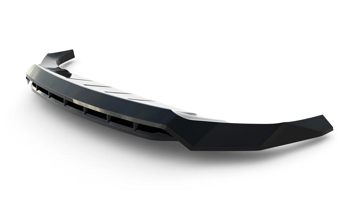 Front splitter suitable for porsche cayenne gts / turbo sport pack / turbo e-hybrid gt pack coupe mk3 facelift