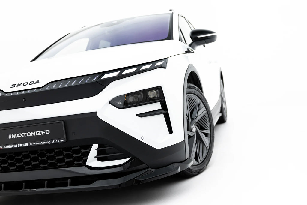 Front splitter suitable for skoda elroq rs mk1