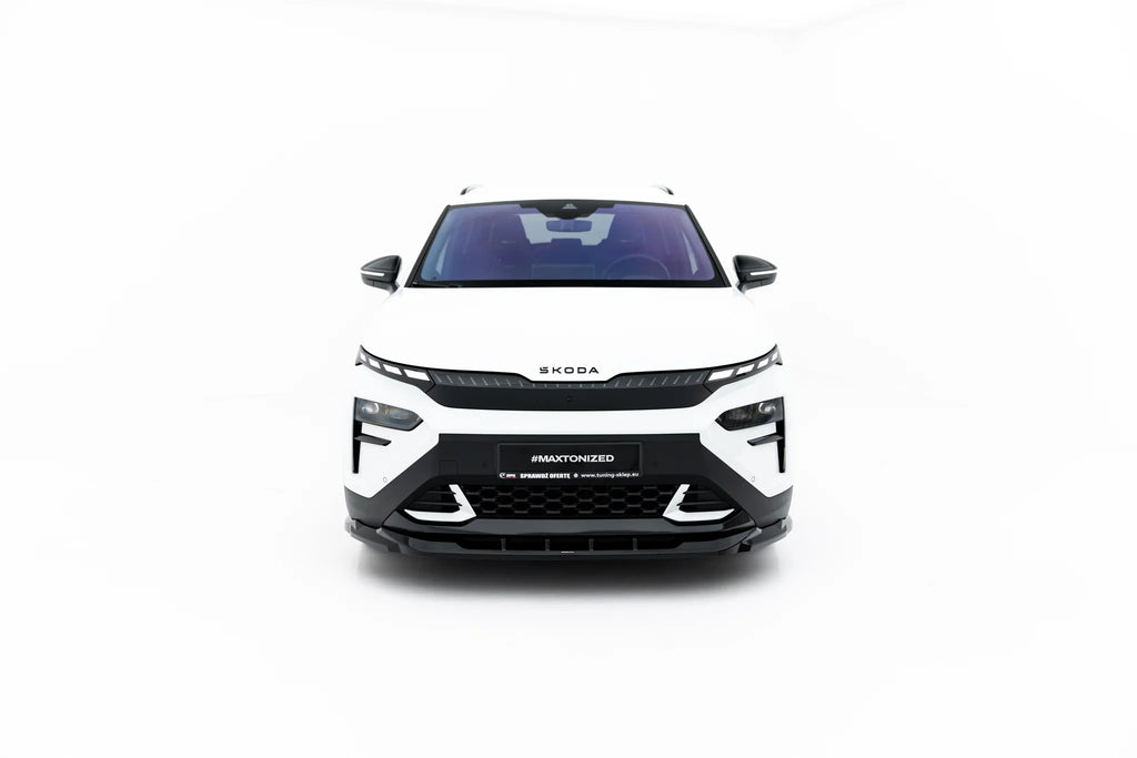 Front splitter suitable for skoda elroq rs mk1