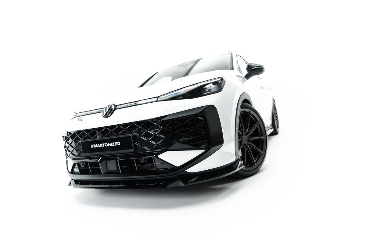 Front splitter suitable for volkswagen t-roc r-line mk2