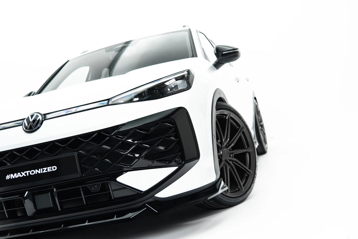 Front splitter suitable for volkswagen t-roc r-line mk2