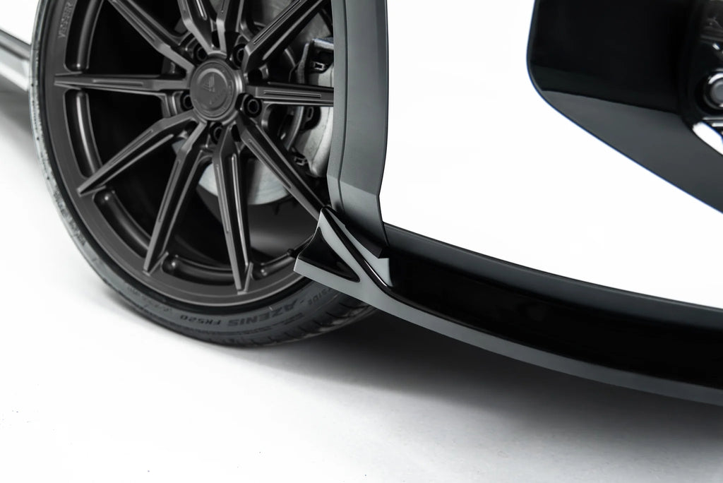 Front splitter suitable for volkswagen t-roc r-line mk2