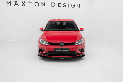 Hybrid front racing splitter vw golf 7 r / r-line ansigtsløftning
