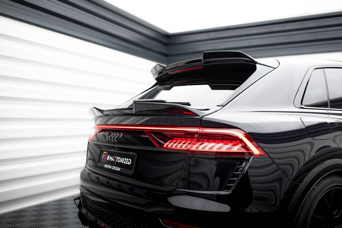 Lower spoiler cap 3d audi q8 / rsq8 / sq8 / q8 s-line mk1