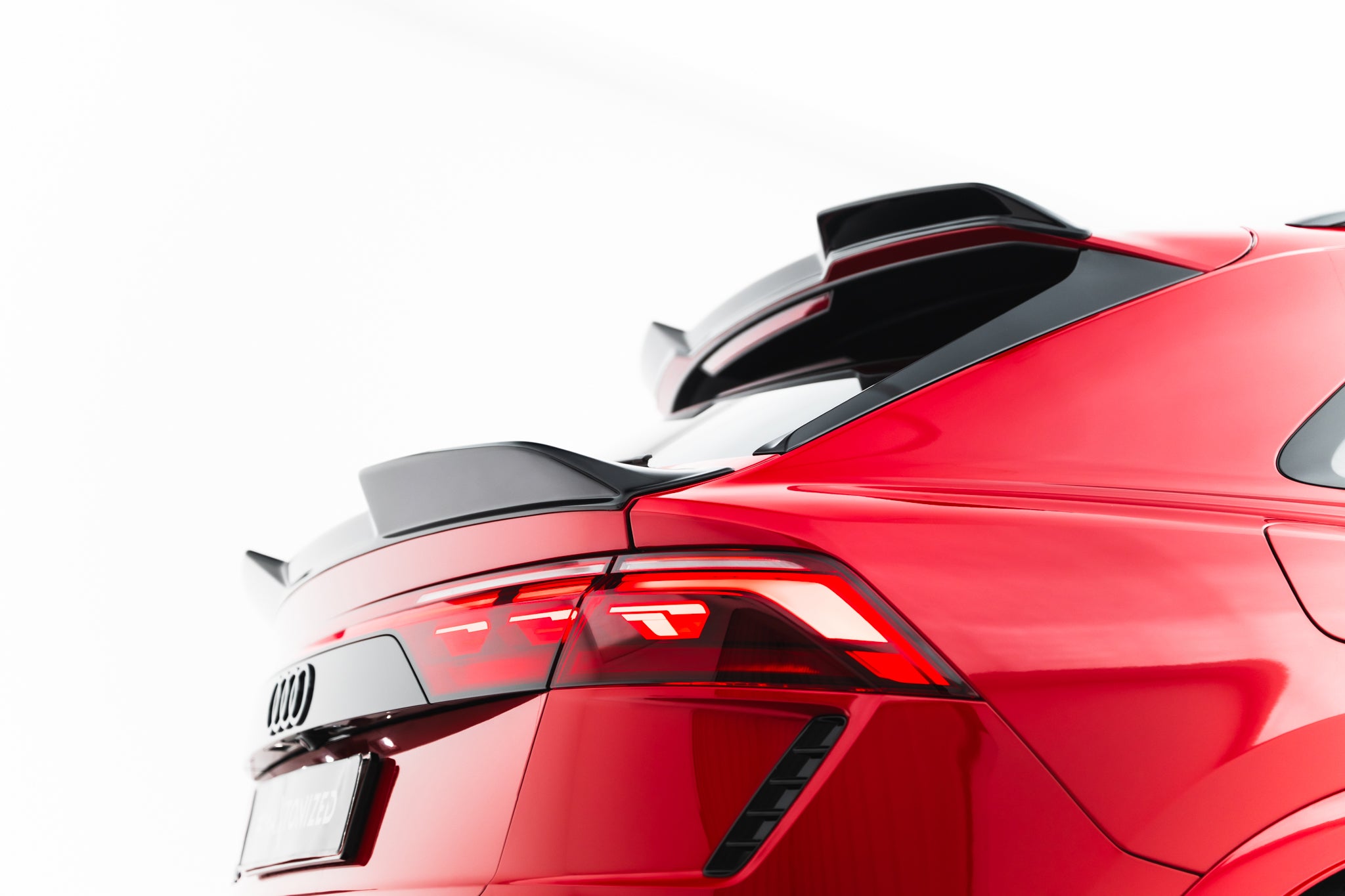 Lower spoiler cap 3d audi rsq8 mk1 facelift