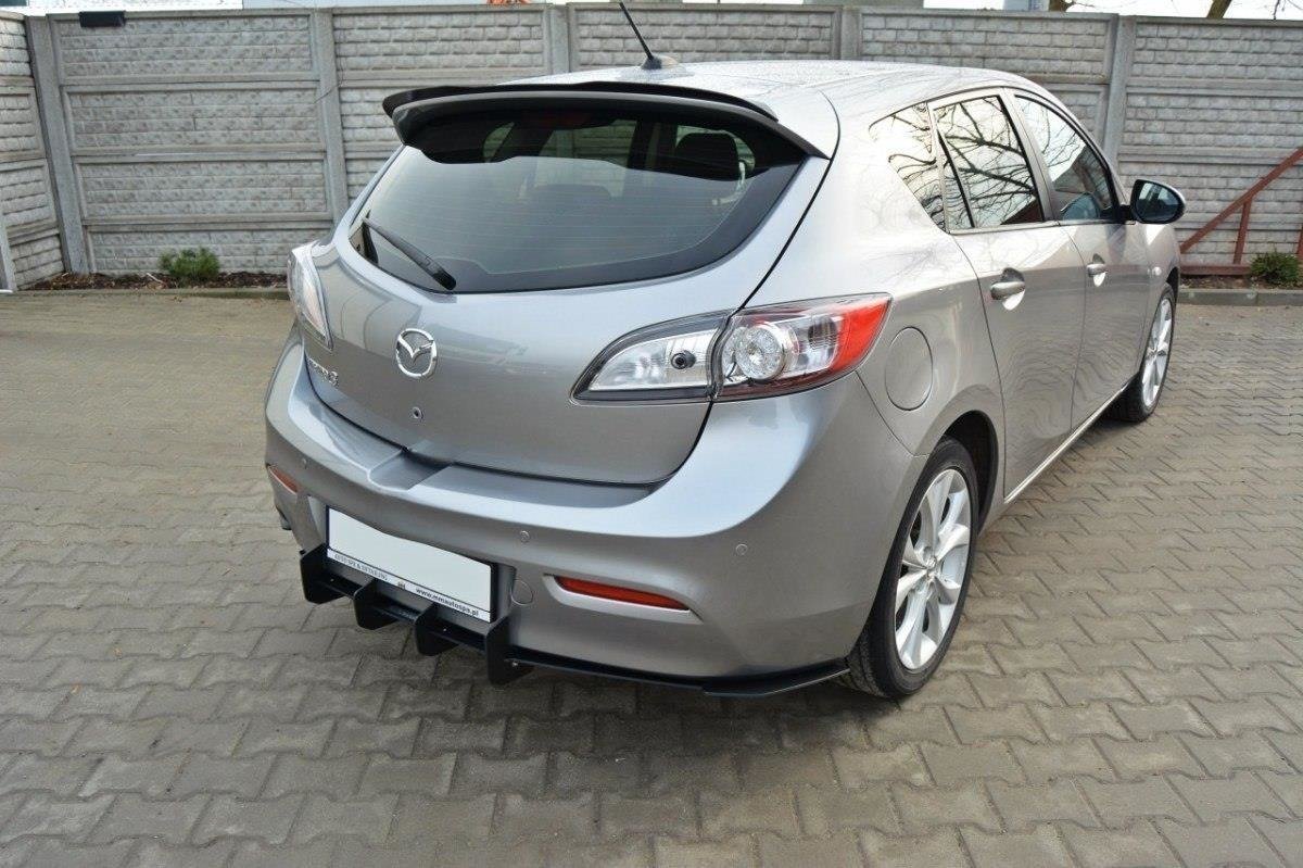 Mazda 3 mk2 sport (preface) rear diffuser & rear side splitters