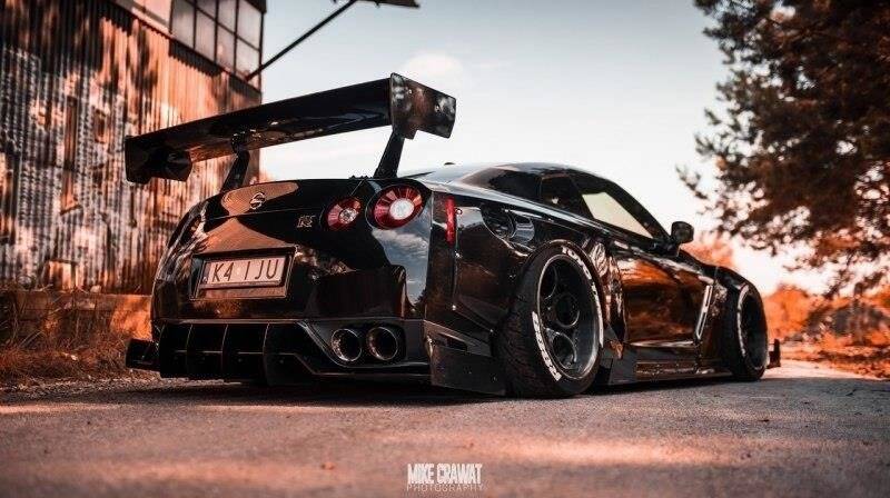 Nissan gtr r35 facelift widebody