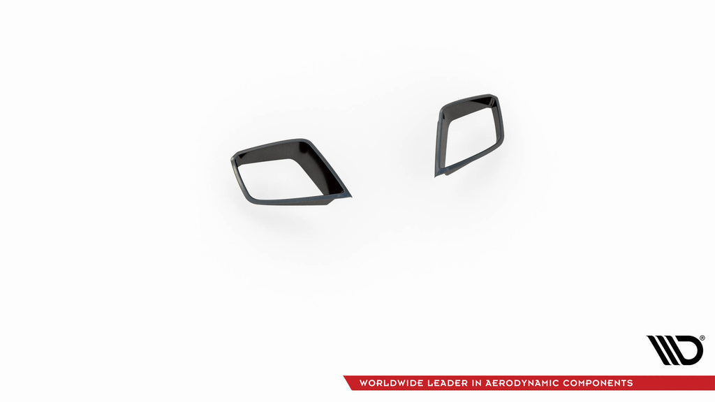 Prepreg carbon fiber front bumper side vents bmw 1 f40 m-pack/ m135i