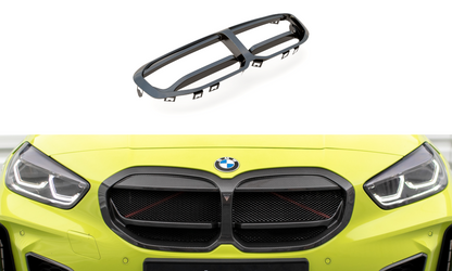 Prepreg carbon fiber front grill bmw 1 f40 m-pack/ m135i