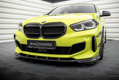 Prepreg carbon fiber front grill bmw 1 f40 m-pack/ m135i