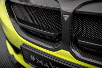 Prepreg carbon fiber front grill bmw 1 f40 m-pack/ m135i