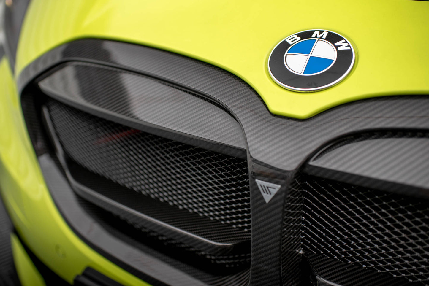 Prepreg carbon fiber front grill bmw 1 f40 m-pack/ m135i