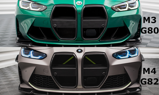 Prepreg carbon fiber front grill bmw m4 g82  / m3 g80