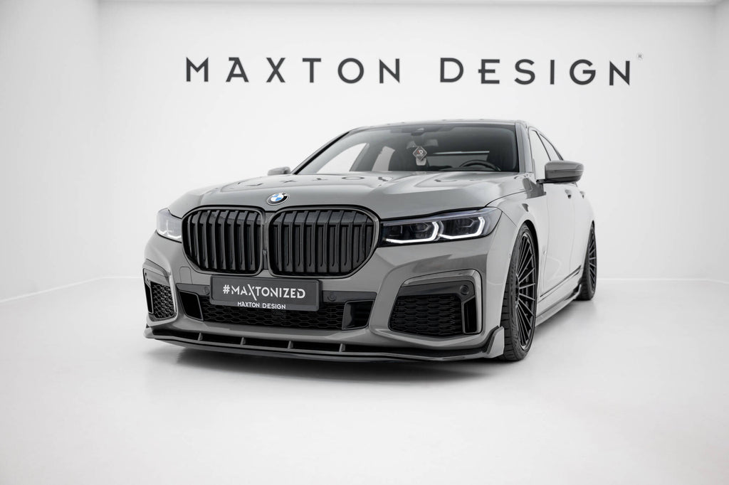 Prepreg-hiilikuitu etuosat + abs-splitter BMW 7 m-pakkaus G11 kasvojenkorotus