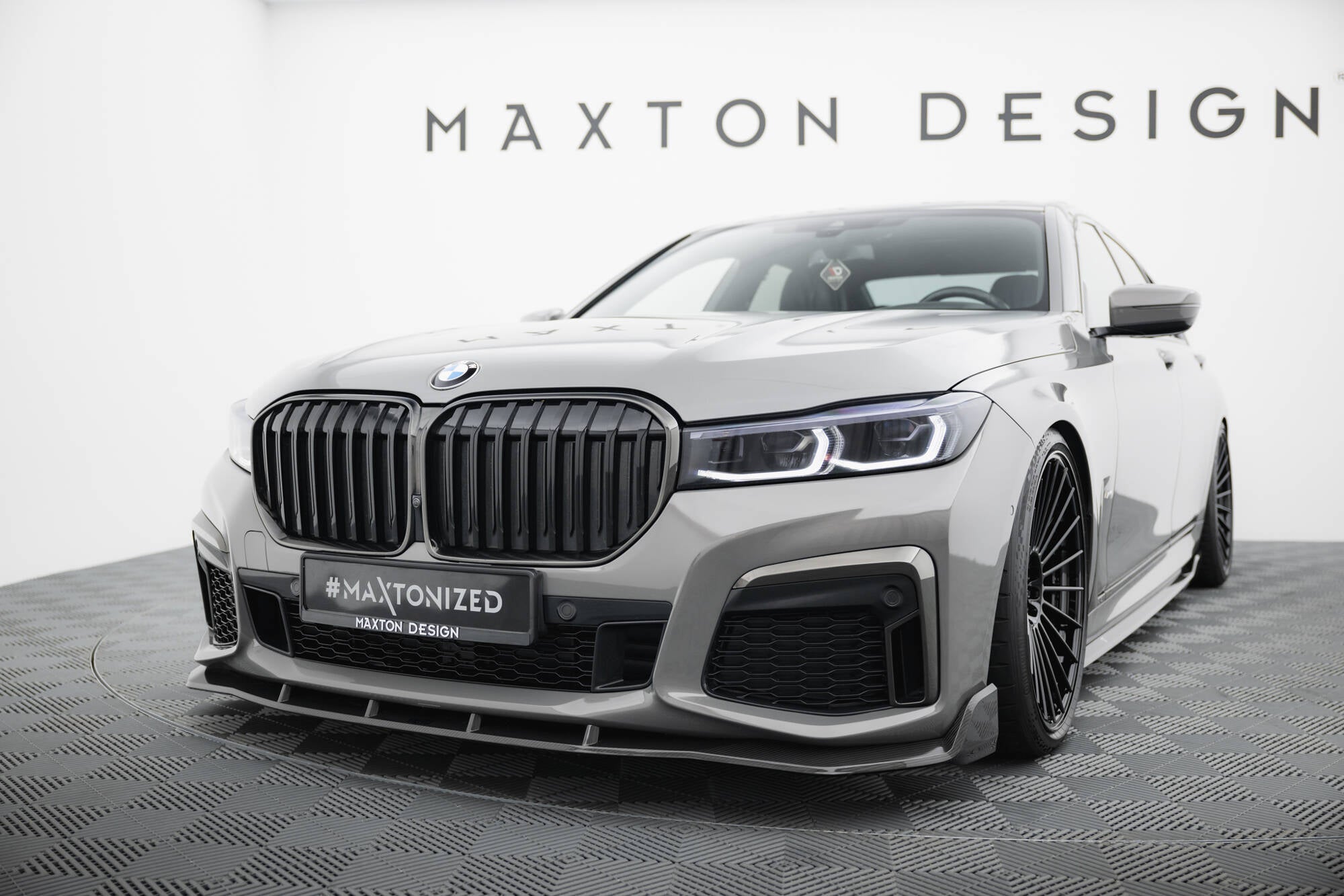 Prepreg-hiilikuitu etuosat + abs-splitter BMW 7 m-pakkaus G11 kasvojenkorotus
