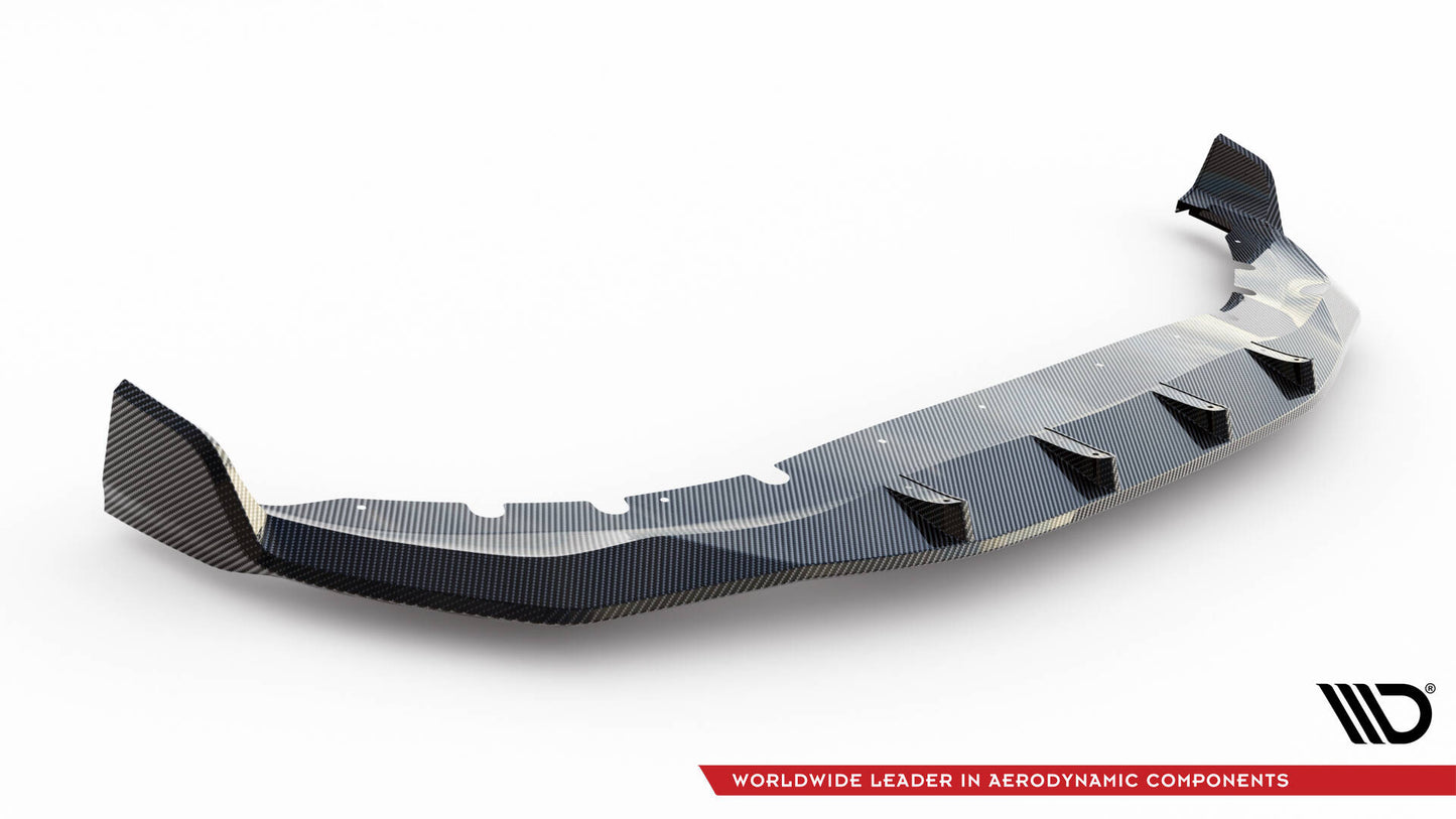 Prepreg carbon fiber front splitter + abs splitter bmw 7 m-pack g11 facelift