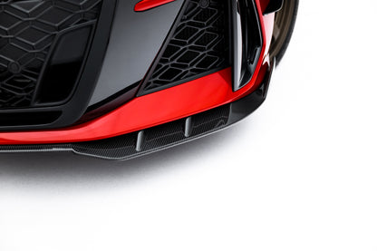 Prepreg carbon fiber front splitter audi rs3 sedan 8y facelift