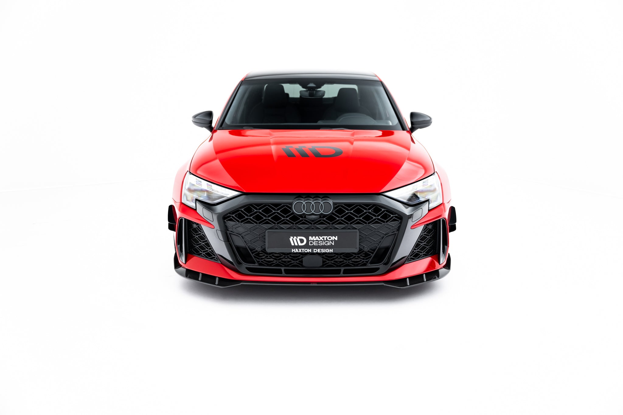 Prepreg kulfiber frontsplitter Audi RS3 sedan 8y facelift