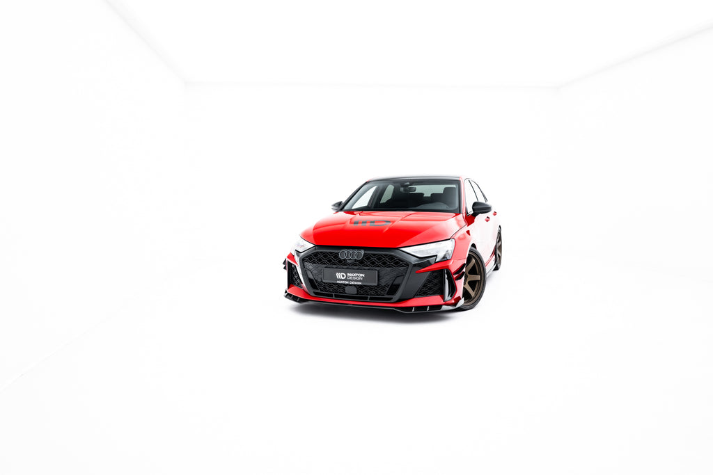 Prepreg kulfiber frontsplitter Audi RS3 sedan 8y facelift