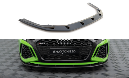 Prepreg carbon fiber front splitter audi rs3 sedan / sportback 8y