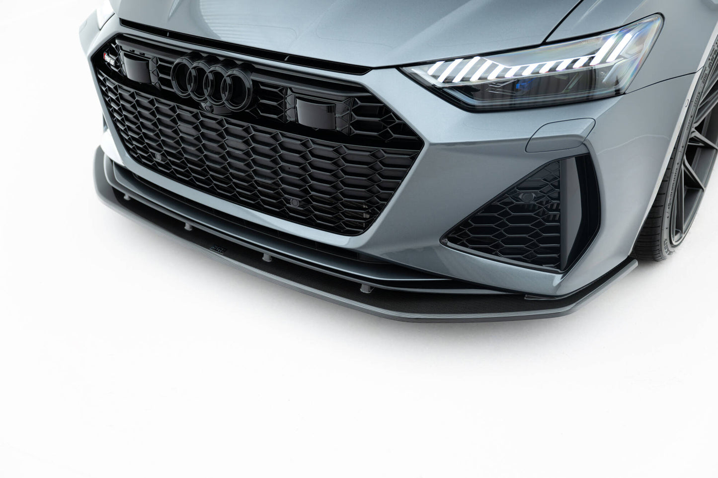 Prepreg carbon fiber front splitter audi rs6 c8 c8