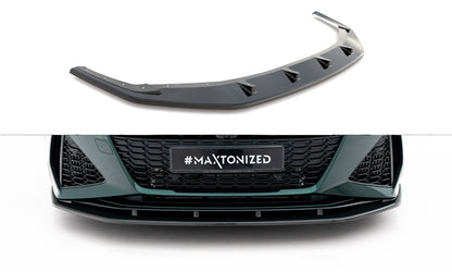 Prepreg carbon fiber front splitter audi rs7 c8