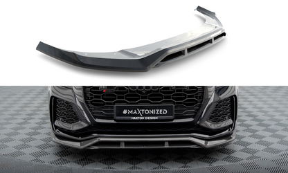 Prepreg carbon fiber front splitter audi rsq8 mk1