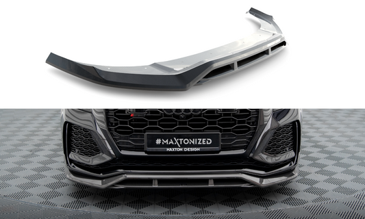 Prepreg carbon fiber front splitter audi rsq8 mk1