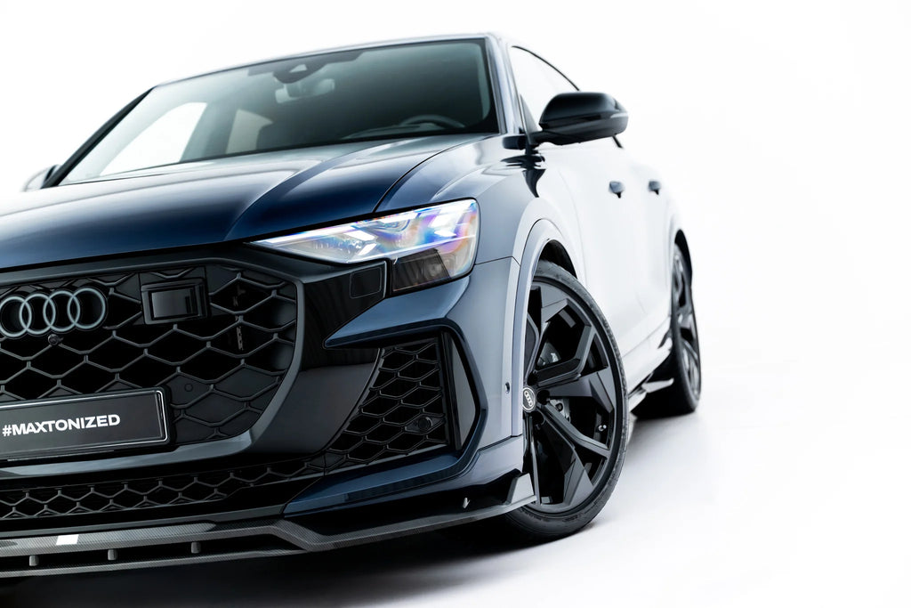 Prepreg karbonfiber front splitter audi rsq8 mk1 ansiktsløftning