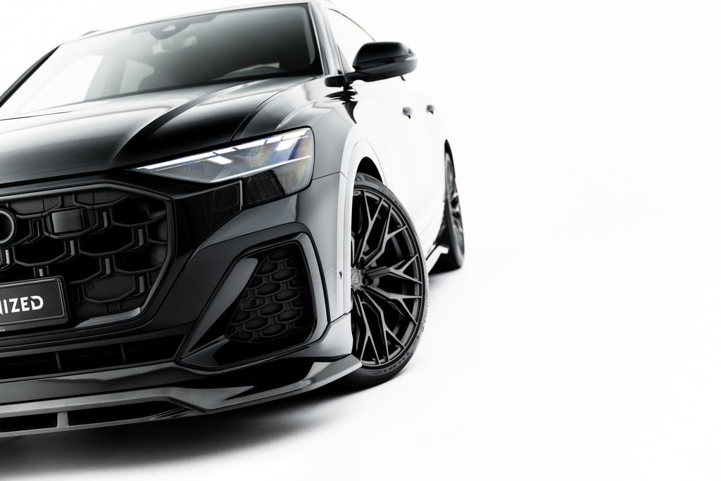 Prepreg kulfiber frontsplitter Audi SQ8 / Q8 S-Line MK1 Facelift