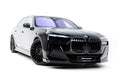 Prepreg carbon fiber front splitter bmw 7 m-pack / m760e / i7 m-pack g70
