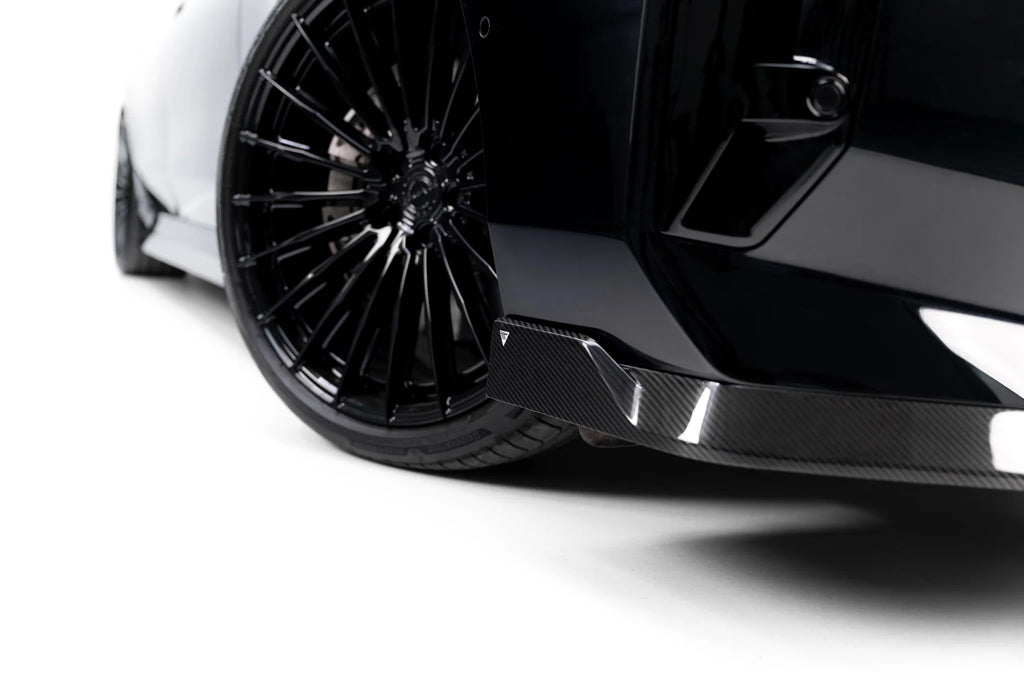 Prepreg carbon fiber front splitter bmw 7 m-pack / m760e / i7 m-pack g70