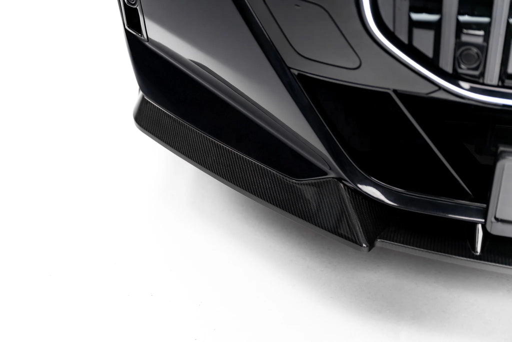 Prepreg carbon fiber front splitter bmw 7 m-pack / m760e / i7 m-pack g70