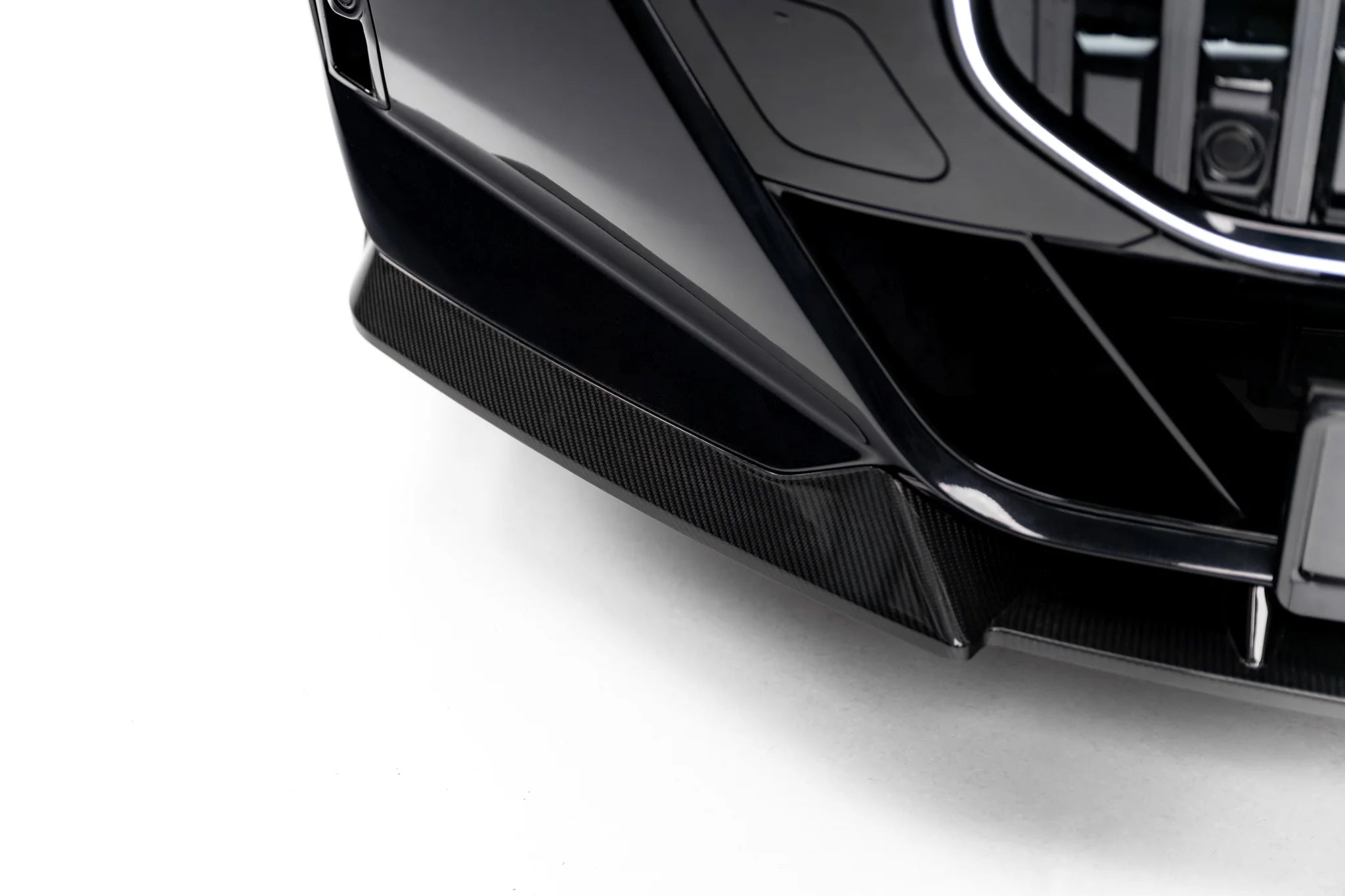 Prepreg carbon fiber front splitter bmw 7 m-pack / m760e / i7 m-pack g70