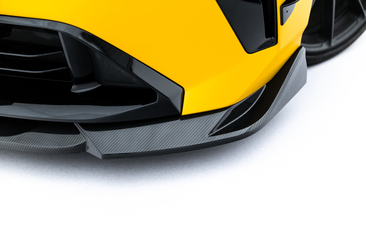 Prepreg carbon fiber front splitter bmw m135i / 1 m-pack f70