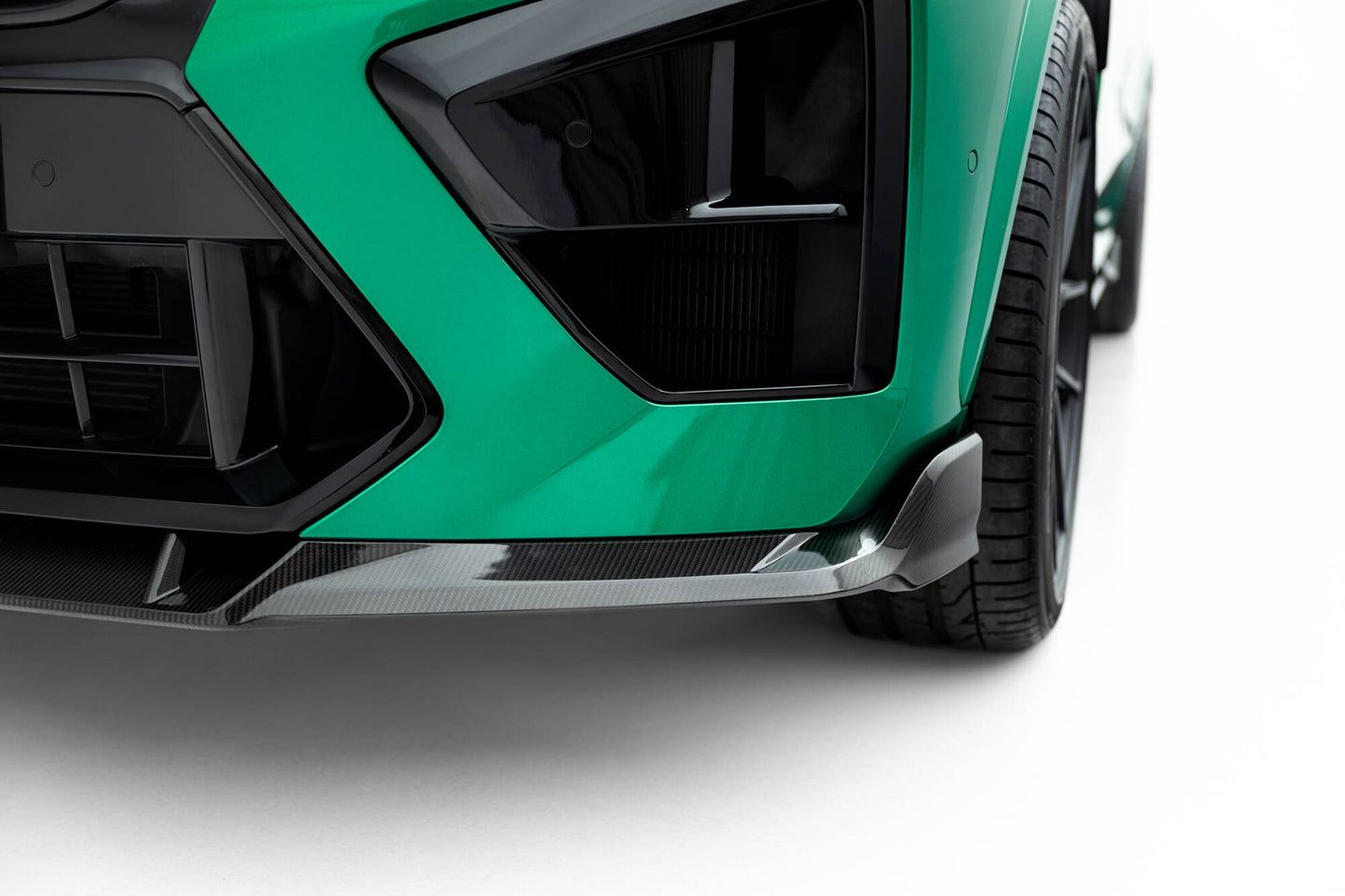 Prepreg carbon fiber front splitter bmw x5 m f95 facelift