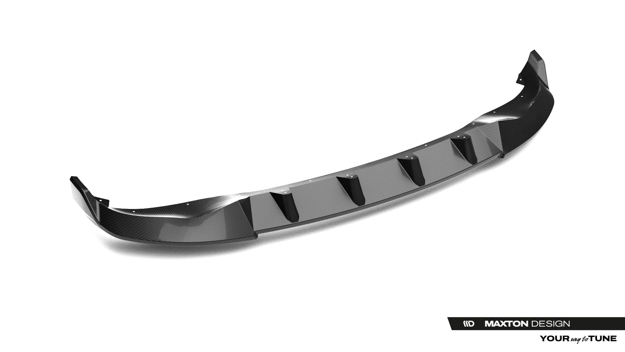 Prepreg carbon fiber front splitter bmw x5 m-pack g05