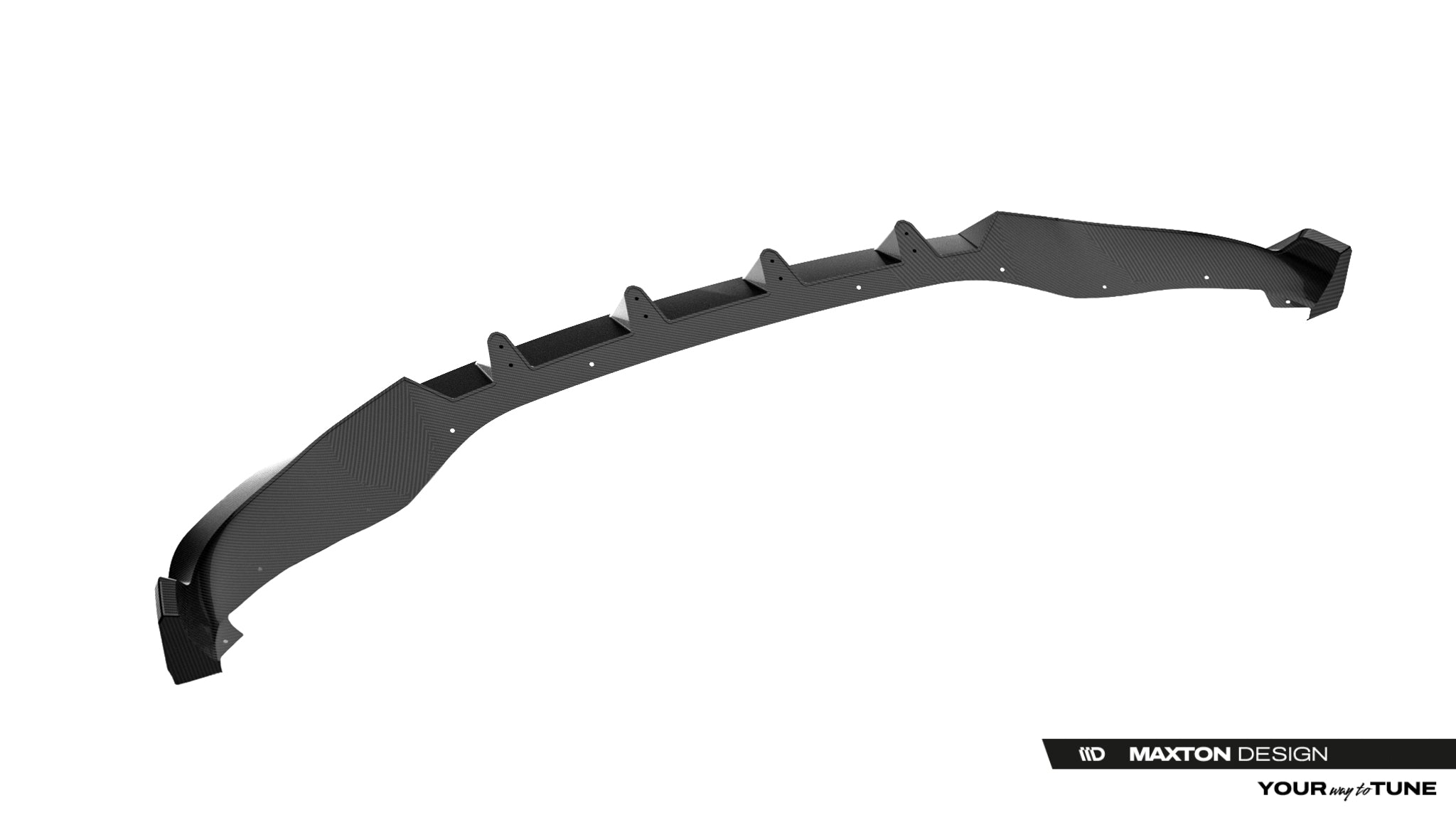 Prepreg carbon fiber front splitter bmw x5 m-pack g05