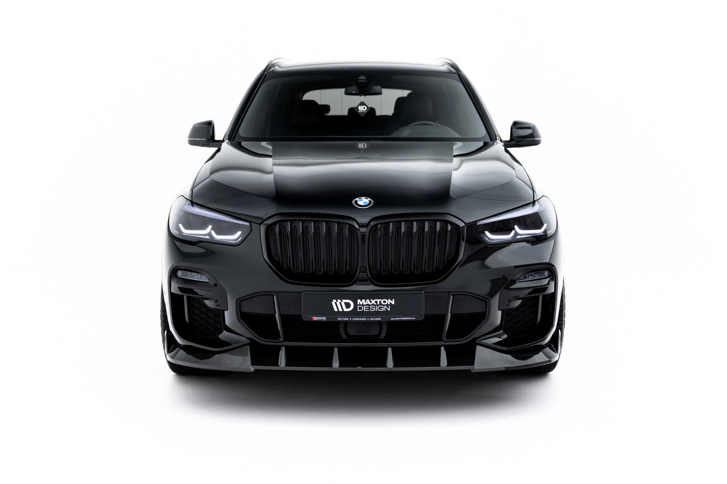 Prepreg carbon fiber front splitter bmw x5 m-pack g05